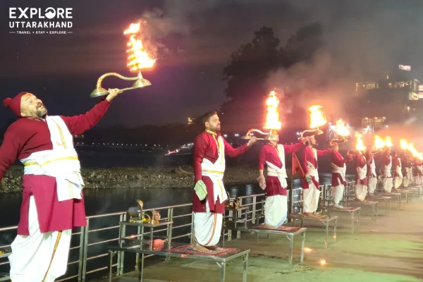 Triveni Ghat Evening Aarti